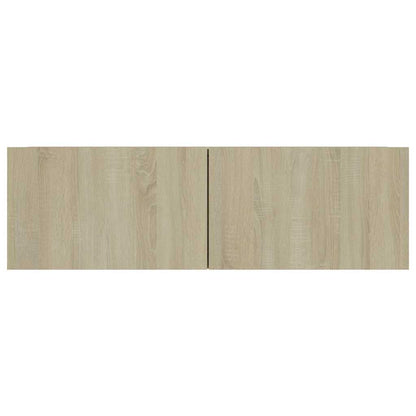 Mobile Porta TV Rovere Sonoma 100x30x30 cm in Legno Multistrato - homemem39