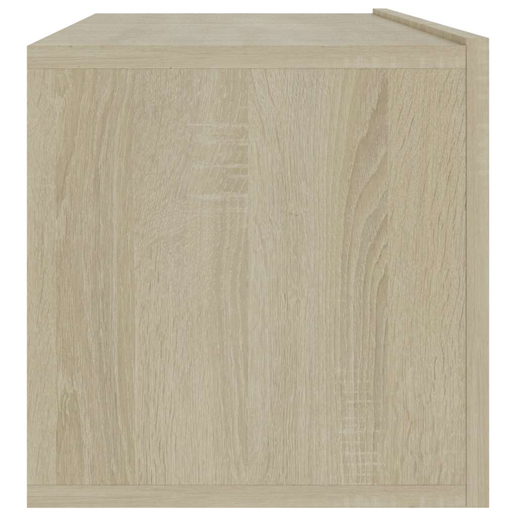 Mobile Porta TV Rovere Sonoma 100x30x30 cm in Legno Multistrato