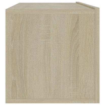 Mobile Porta TV Rovere Sonoma 100x30x30 cm in Legno Multistrato