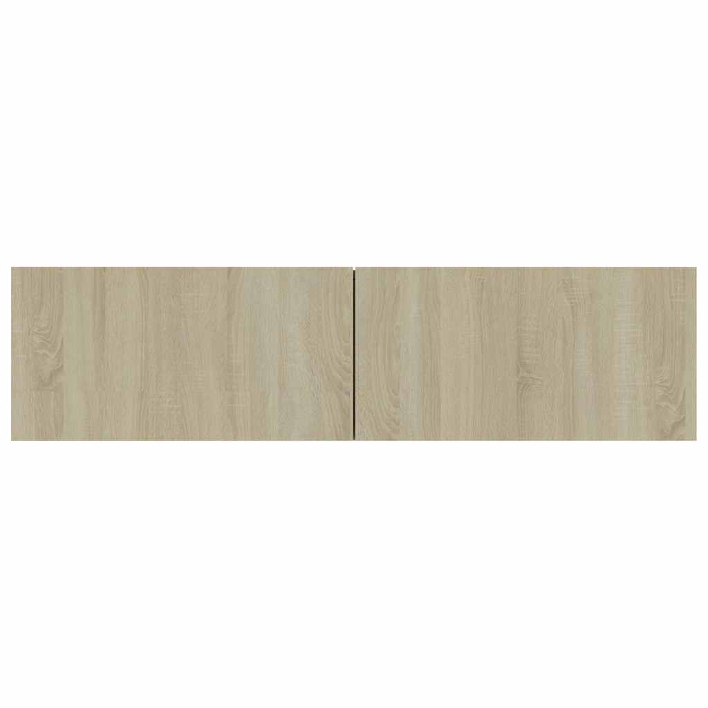 Mobile Porta TV Rovere Sonoma 120x30x30 cm in Legno Multistrato