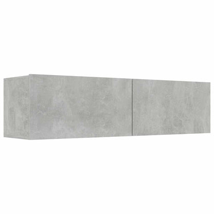 Mobile Porta TV Grigio Cemento 120x30x30cm in Legno Multistrato - homemem39