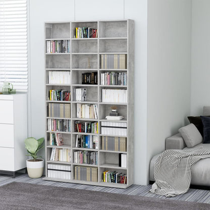 Mobile Porta TV Grigio Cemento 102x16x177,5 cm in Multistrato - homemem39