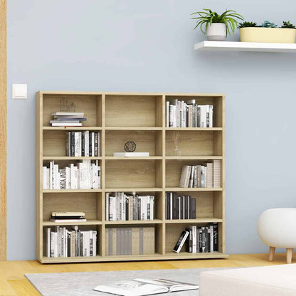 Armadietto CD Rovere Sonoma 100x23x89,5 cm in Legno Multistrato - homemem39