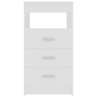 Cassettiera Bianca 40x50x76 cm in Legno Multistrato