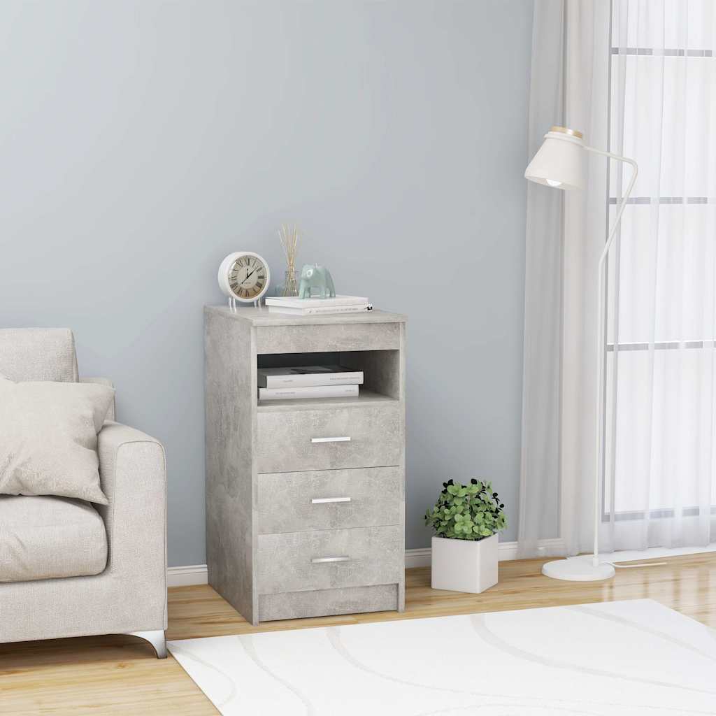 Cassettiera 40x50x76 cm in legno multistrato