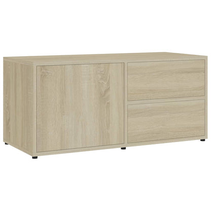 Mobile Porta TV Rovere Sonoma 80x34x36 cm Legno Multistrato - homemem39
