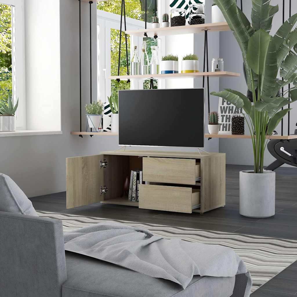 Mobile Porta TV 80x34x36 cm legno multistrato