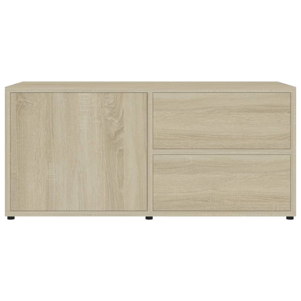 Mobile Porta TV Rovere Sonoma 80x34x36 cm Legno Multistrato - homemem39