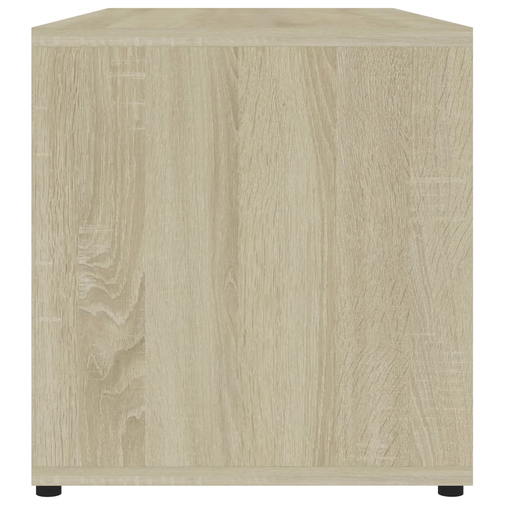 Mobile Porta TV Rovere Sonoma 80x34x36 cm Legno Multistrato - homemem39