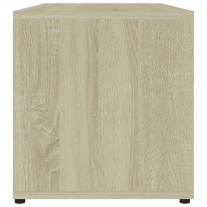 Mobile Porta TV Rovere Sonoma 80x34x36 cm Legno Multistrato - homemem39