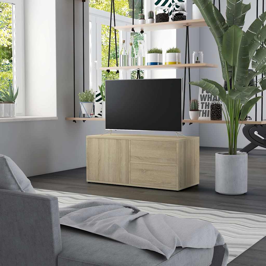 Mobile Porta TV 80x34x36 cm legno multistrato