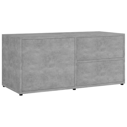Mobile Porta TV Grigio Cemento 80x34x36 cm Legno Multistrato - homemem39