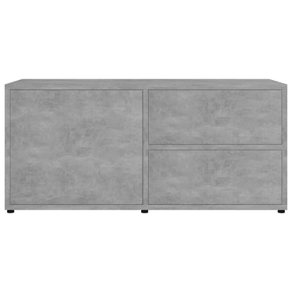 Mobile Porta TV Grigio Cemento 80x34x36 cm Legno Multistrato - homemem39