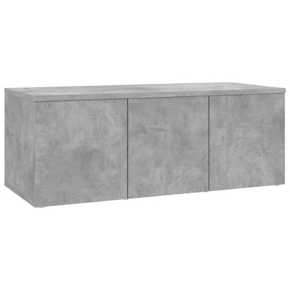 Mobile Porta TV Grigio Cemento 80x34x30 cm Legno Multistrato - homemem39
