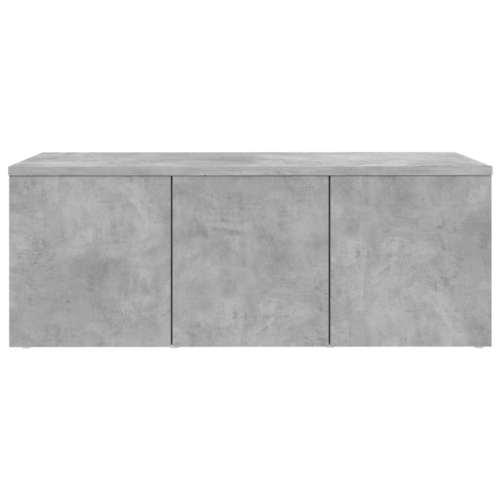 Mobile Porta TV Grigio Cemento 80x34x30 cm Legno Multistrato - homemem39