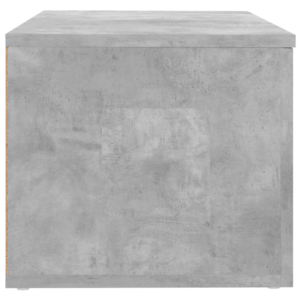 Mobile Porta TV Grigio Cemento 80x34x30 cm Legno Multistrato - homemem39