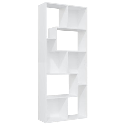 Libreria Bianca 67x24x161 cm in Legno Multistrato | homemem39