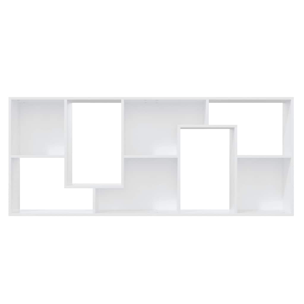 Libreria Bianca 67x24x161 cm in Legno Multistrato | homemem39