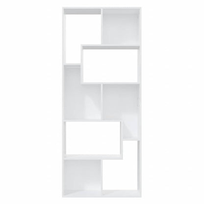 Libreria Bianca 67x24x161 cm in Legno Multistrato | homemem39