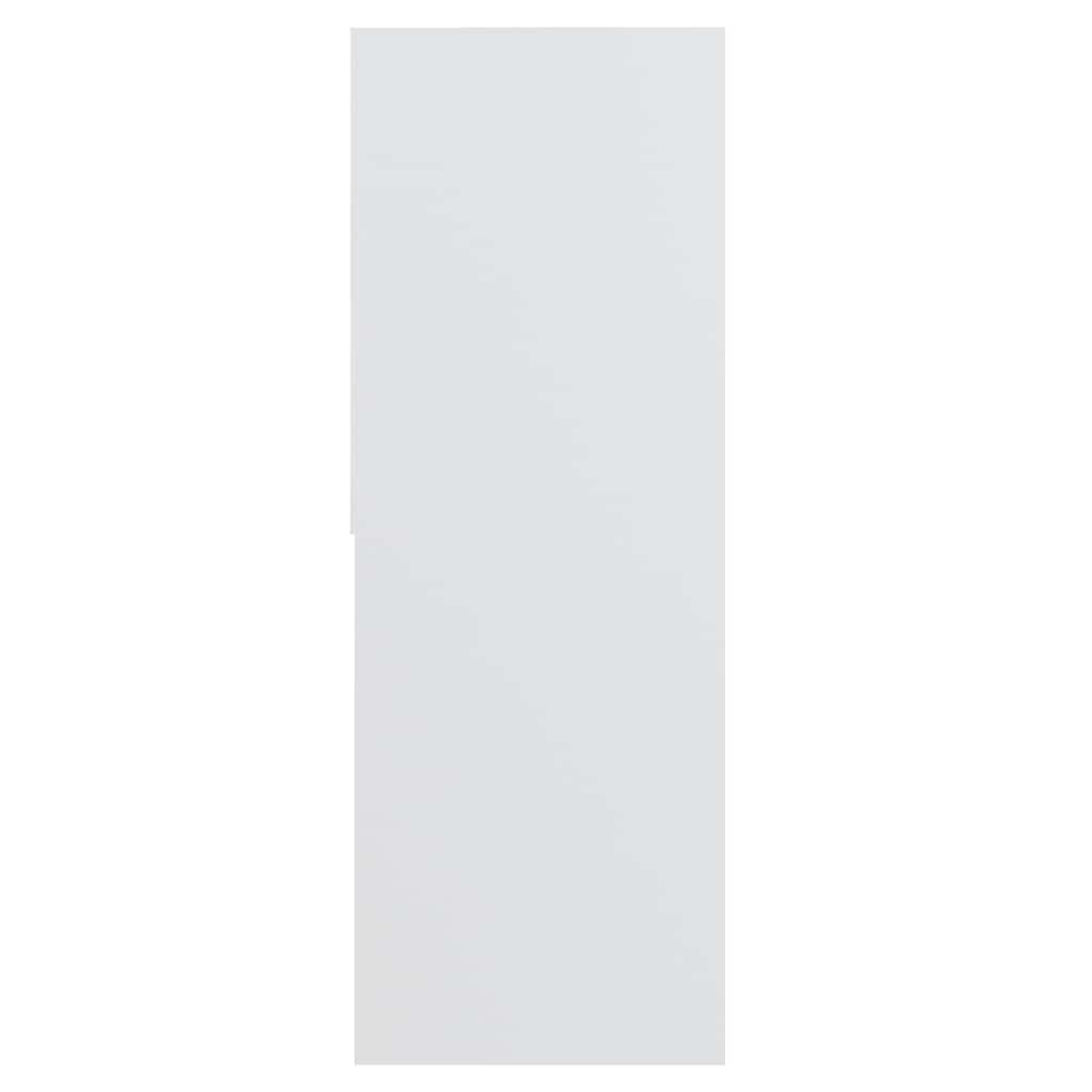 Libreria Bianca 67x24x161 cm in Legno Multistrato | homemem39