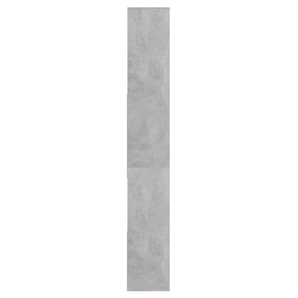 Libreria Grigio Cemento 67x24x161 cm in Legno Multistrato | homemem39