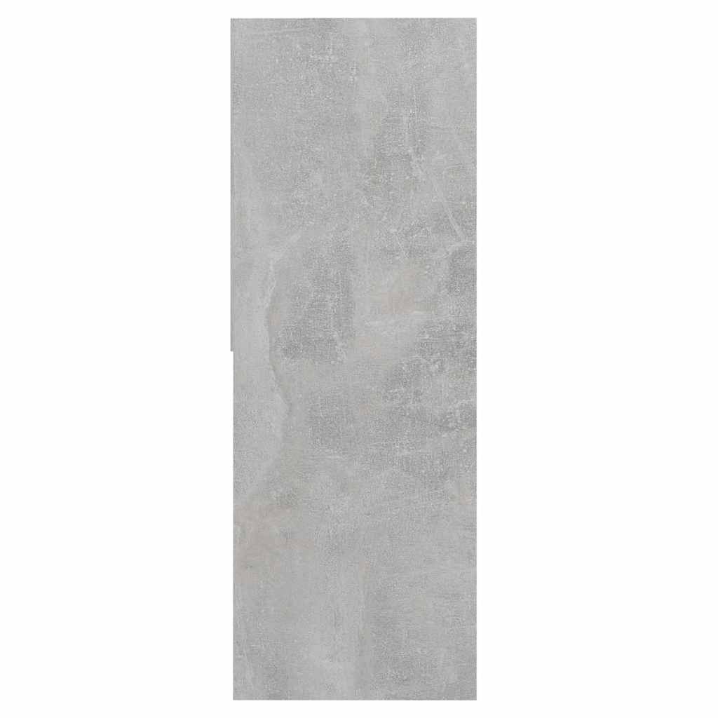 Libreria Grigio Cemento 67x24x161 cm in Legno Multistrato | homemem39