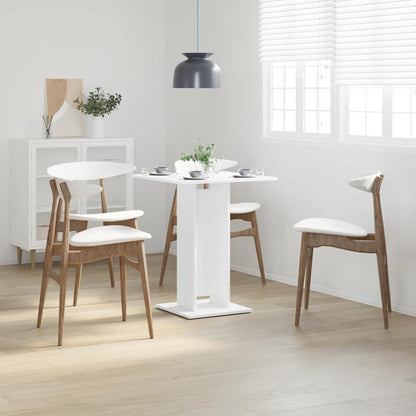 Tavolo da Bistrot Bianco 60x60x75 cm in Legno Multistrato | homemem39