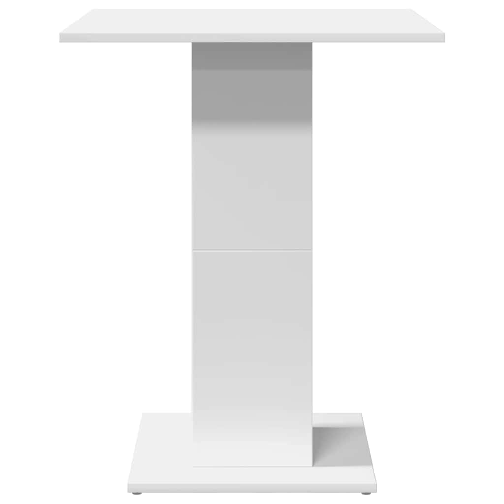 Tavolo da Bistrot Bianco 60x60x75 cm in Legno Multistrato | homemem39