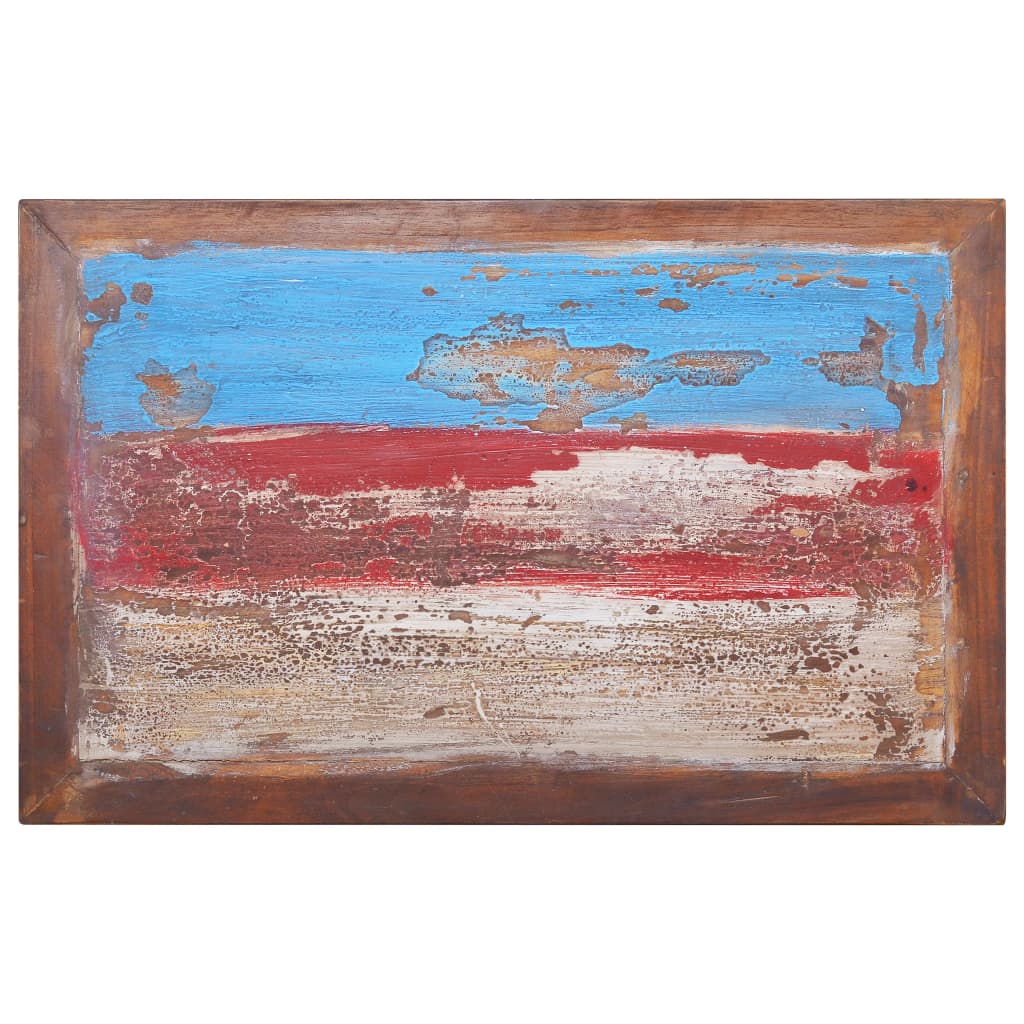 Tavolino da Salotto 80x50x40 cm in Legno di Teak di Recupero | homemem39