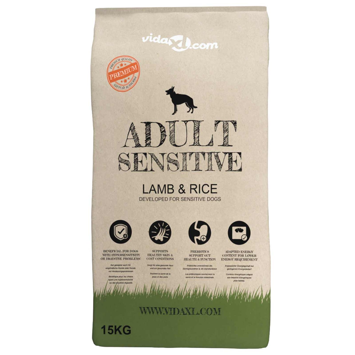 Supporto per alimentazione e ciotola con cibo per cani | homemem39