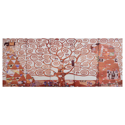 Set Stampa su Tela da Muro Albero Gialla 150x60 cm - homemem39