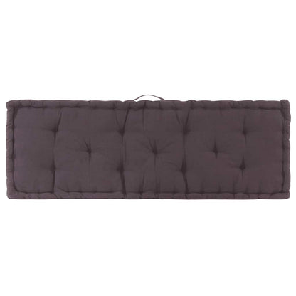 Cuscini per Pallet e Pavimento 2 pz in Cotone Antracite