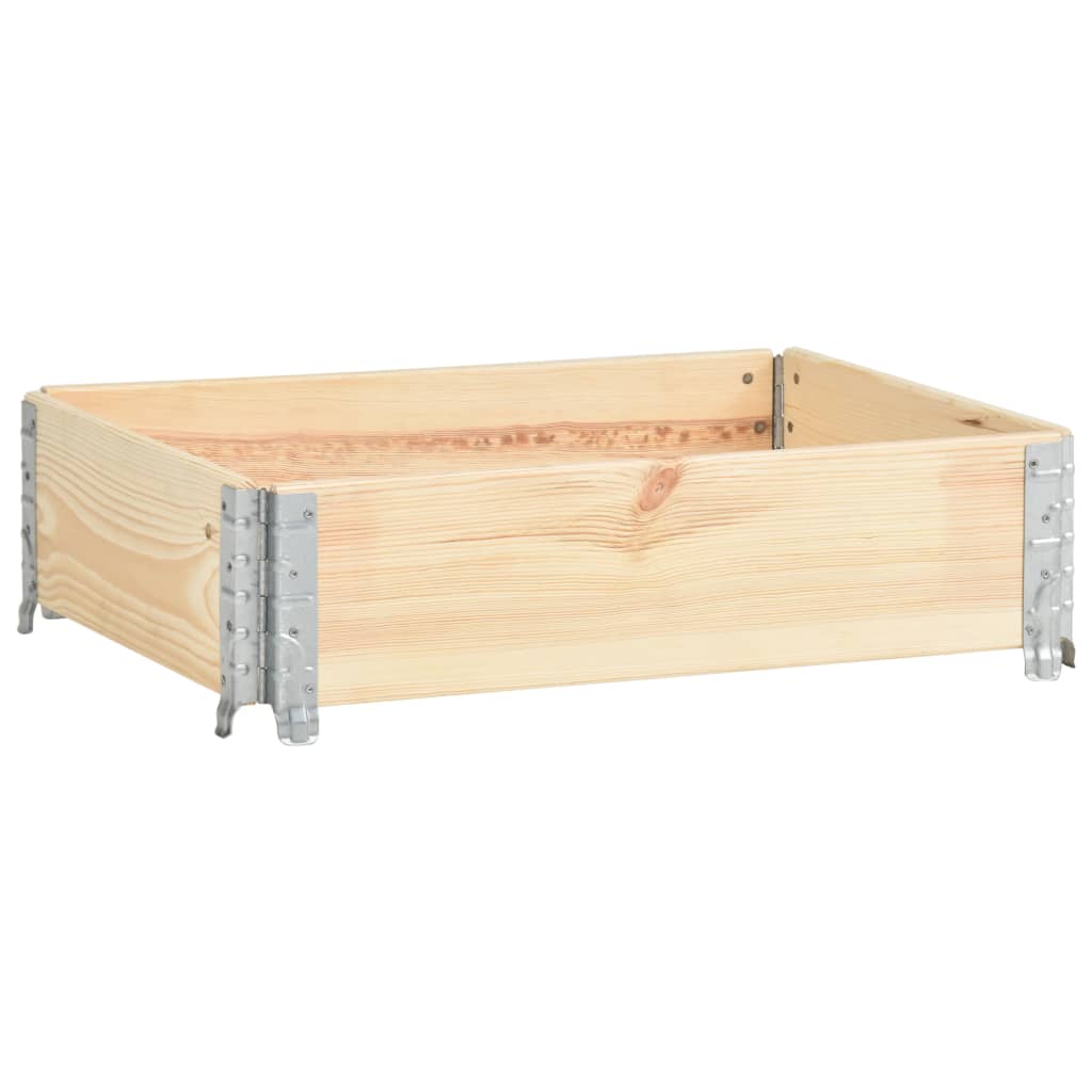 Collare per Pallet 60x80 cm in Legno Massello di Pino | homemem39