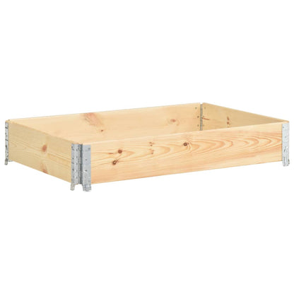 Collare per Pallet 80x120 cm in Legno Massello di Pino | homemem39