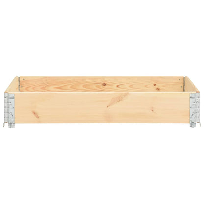 Collare per Pallet 80x120 cm in Legno Massello di Pino | homemem39