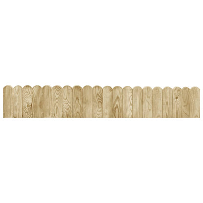 Rotoli di Bordura 3 pz 120 cm in Legno di Pino Impregnato | homemem39