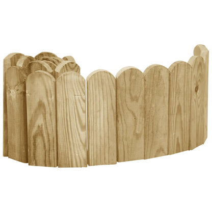 Rotoli di Bordura 3 pz 120 cm in Legno di Pino Impregnato | homemem39