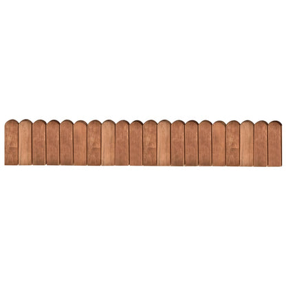 Rotoli di Bordura 2 pz 120 cm in Legno di Pino Impregnato