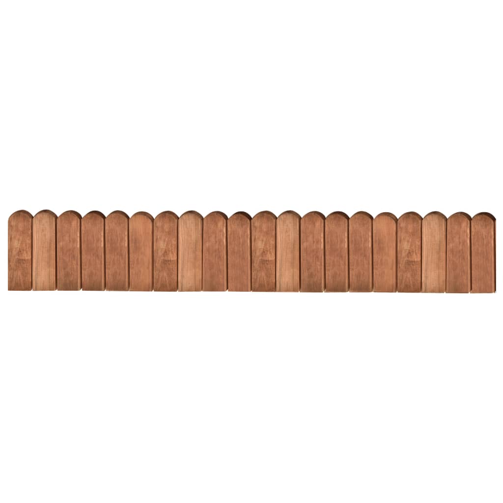 Rotoli di Bordura 3 pz 120 cm in Legno di Pino Impregnato | homemem39