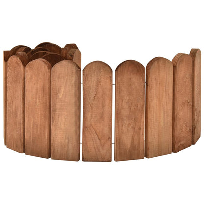 Rotoli di Bordura 3 pz 120 cm in Legno di Pino Impregnato | homemem39