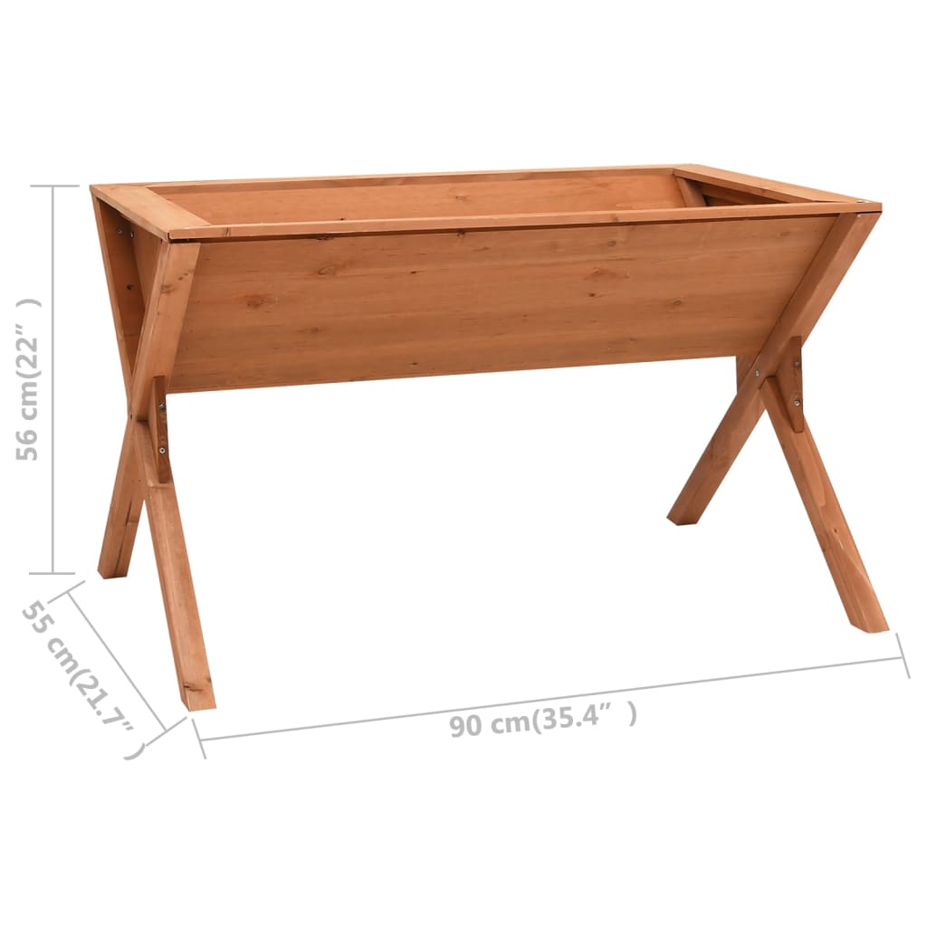 Fioriera 90x55x56 cm in Legno di Abete - homemem39
