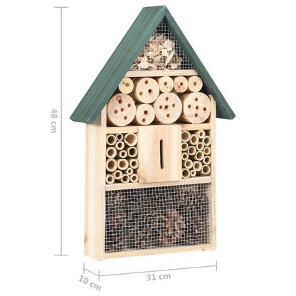 Casetta per Insetti 31x10x48 cm in Legno di Abete | homemem39