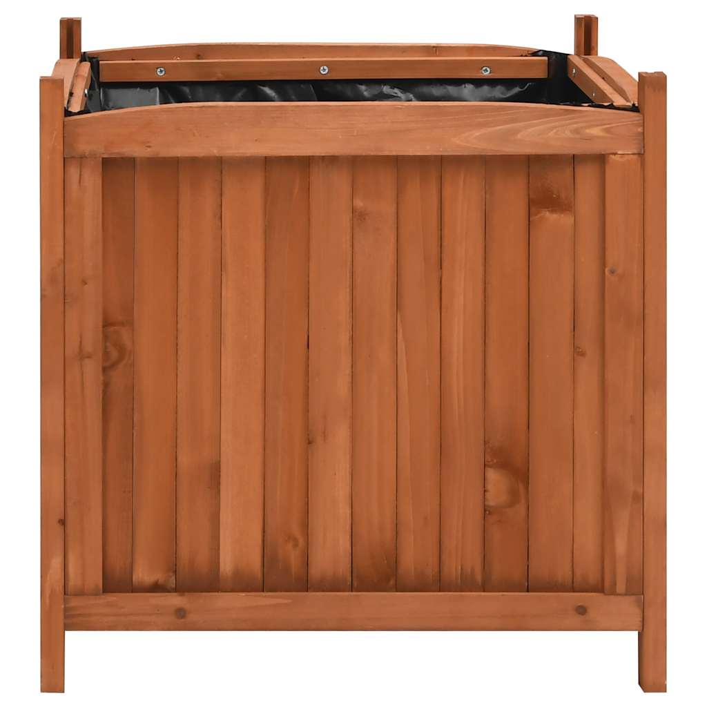 Fioriere Rialzate 2 pz 50x50x50 cm in Legno di Abete - homemem39