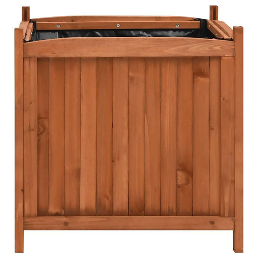 Fioriere Rialzate 2 pz 50x50x50 cm in Legno di Abete - homemem39