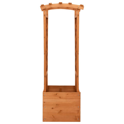 Fioriera a Traliccio con Arco 49x39x130 cm in Legno di Abete - homemem39