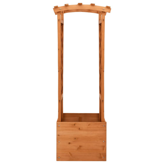 Fioriera a Traliccio con Arco 49x39x130 cm in Legno di Abete - homemem39