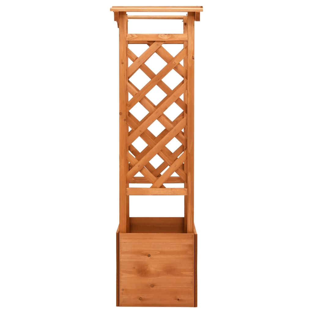 Fioriera a Traliccio con Arco 49x39x130 cm in Legno di Abete - homemem39
