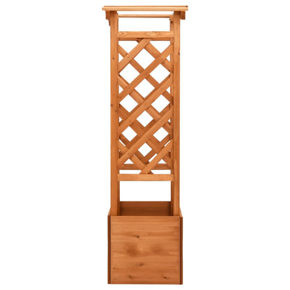 Fioriera a Traliccio con Arco 49x39x130 cm in Legno di Abete - homemem39