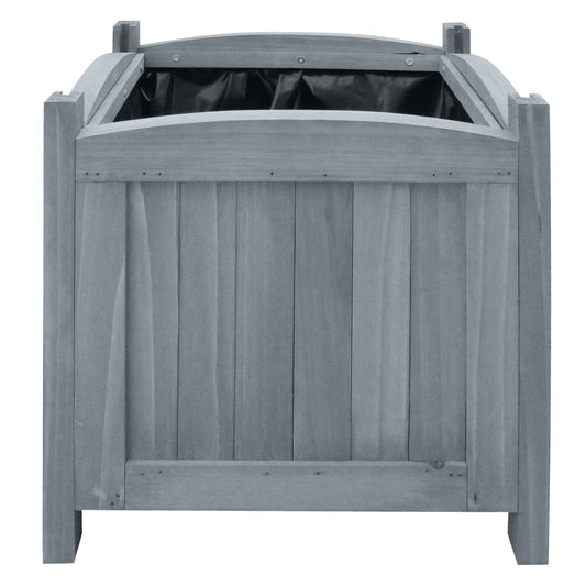 Letti Rialzati da Giardino 2 pz 30x30x30 cm in Legno di Abete - homemem39