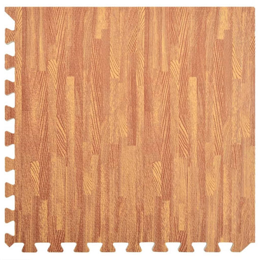 Tappetino a Incastro 24 pz Venature Legno 8,64 ㎡ Schiuma EVA | homemem39